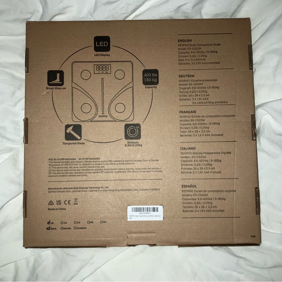 RENPHO Smart Healthy Living - Body Composition Scale - Picture 2 of 9